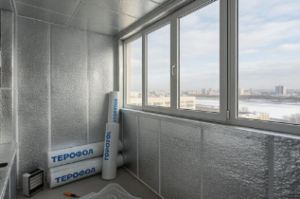 тепление балкона и лоджии тепофолом